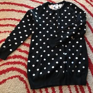 Motherhood polka dot maternity sweater